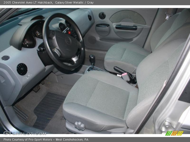 Galaxy Silver Metallic / Gray 2005 Chevrolet Aveo LT Hatchback