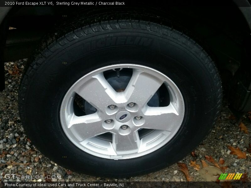 Sterling Grey Metallic / Charcoal Black 2010 Ford Escape XLT V6