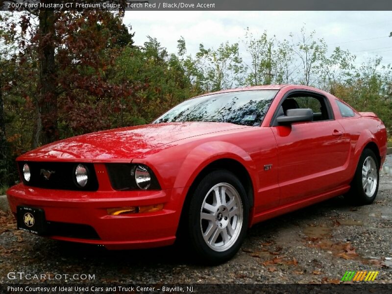 Torch Red / Black/Dove Accent 2007 Ford Mustang GT Premium Coupe