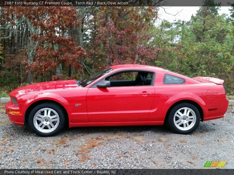 Torch Red / Black/Dove Accent 2007 Ford Mustang GT Premium Coupe