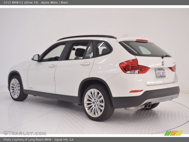 Alpine White / Black 2013 BMW X1 sDrive 28i