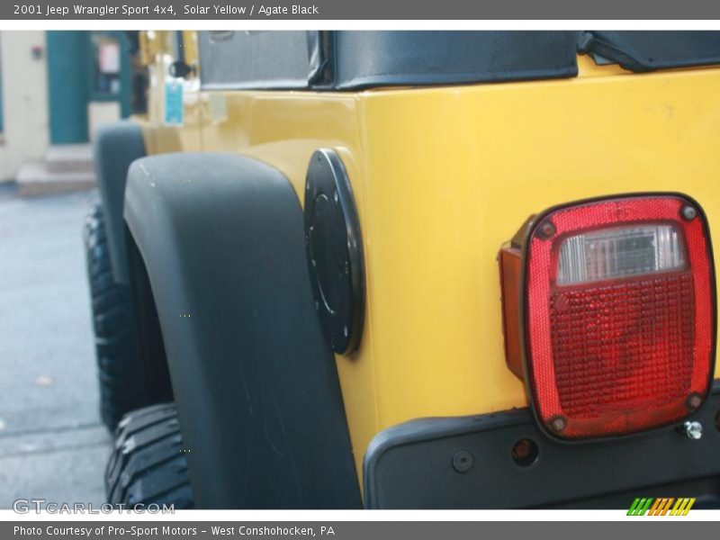 Solar Yellow / Agate Black 2001 Jeep Wrangler Sport 4x4