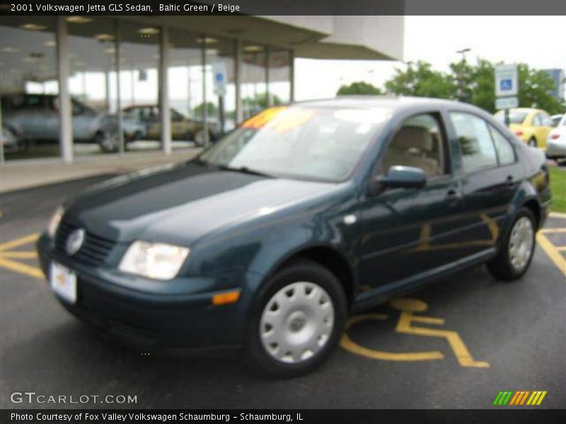 Baltic Green / Beige 2001 Volkswagen Jetta GLS Sedan