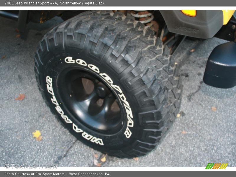 Solar Yellow / Agate Black 2001 Jeep Wrangler Sport 4x4