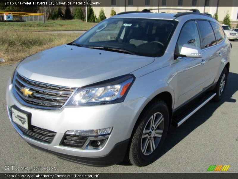 Silver Ice Metallic / Ebony 2016 Chevrolet Traverse LT