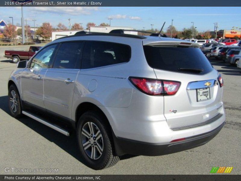 Silver Ice Metallic / Ebony 2016 Chevrolet Traverse LT