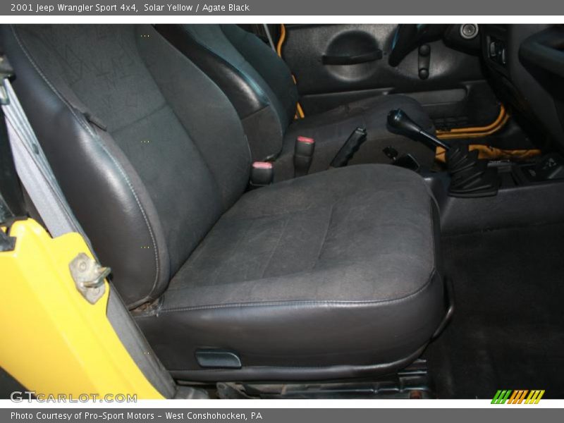 Solar Yellow / Agate Black 2001 Jeep Wrangler Sport 4x4