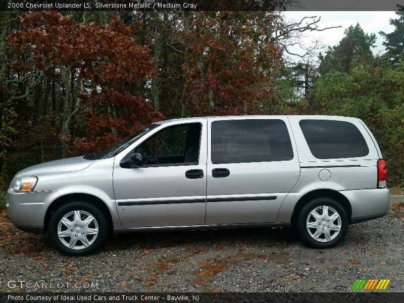 Silverstone Metallic / Medium Gray 2008 Chevrolet Uplander LS