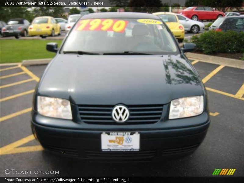 Baltic Green / Beige 2001 Volkswagen Jetta GLS Sedan