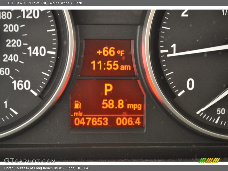 Alpine White / Black 2013 BMW X1 sDrive 28i