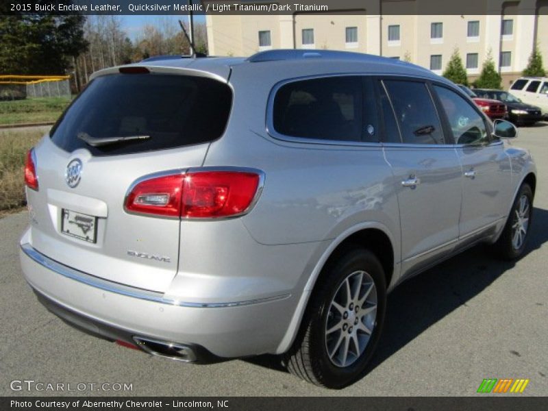 Quicksilver Metallic / Light Titanium/Dark Titanium 2015 Buick Enclave Leather