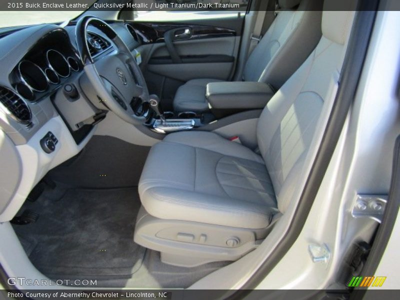 Quicksilver Metallic / Light Titanium/Dark Titanium 2015 Buick Enclave Leather