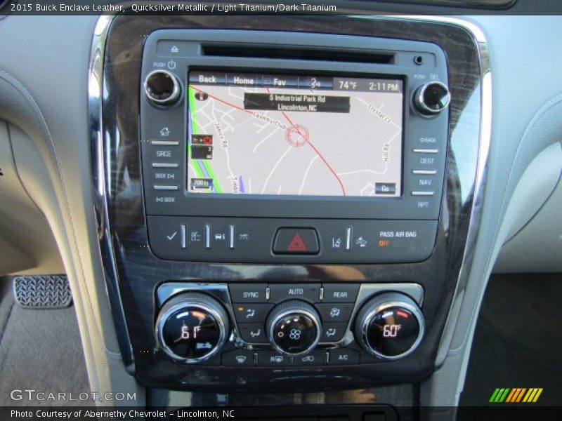 Quicksilver Metallic / Light Titanium/Dark Titanium 2015 Buick Enclave Leather