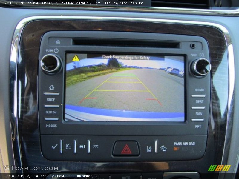 Quicksilver Metallic / Light Titanium/Dark Titanium 2015 Buick Enclave Leather