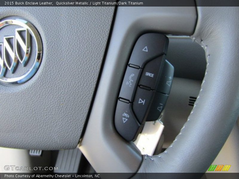 Quicksilver Metallic / Light Titanium/Dark Titanium 2015 Buick Enclave Leather