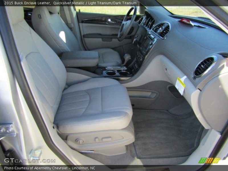 Quicksilver Metallic / Light Titanium/Dark Titanium 2015 Buick Enclave Leather