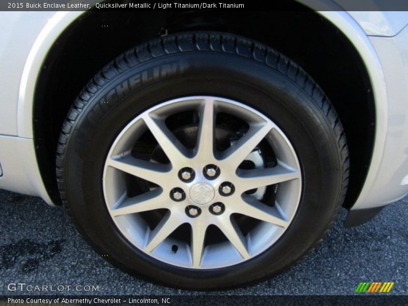 Quicksilver Metallic / Light Titanium/Dark Titanium 2015 Buick Enclave Leather