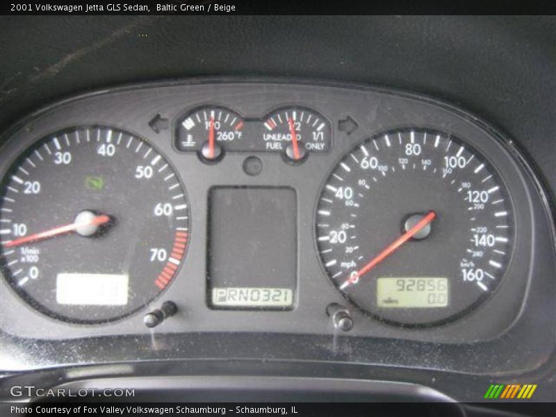 Baltic Green / Beige 2001 Volkswagen Jetta GLS Sedan