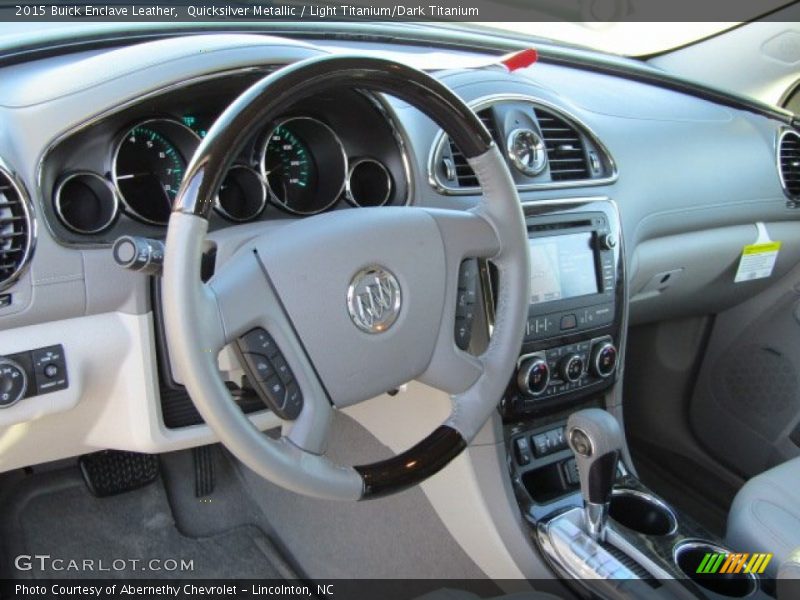 Quicksilver Metallic / Light Titanium/Dark Titanium 2015 Buick Enclave Leather