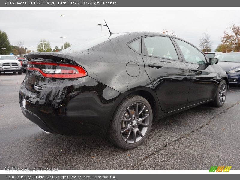 Pitch Black / Black/Light Tungsten 2016 Dodge Dart SXT Rallye
