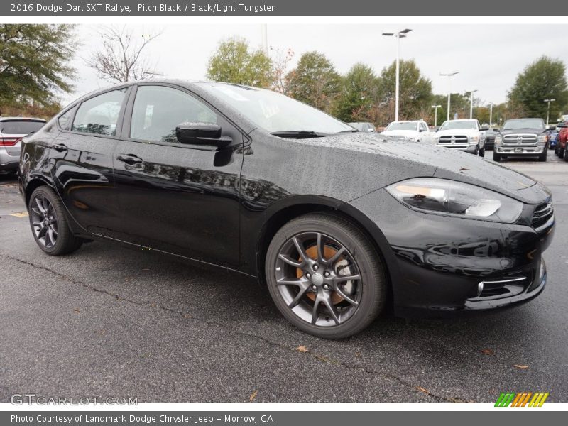 Pitch Black / Black/Light Tungsten 2016 Dodge Dart SXT Rallye