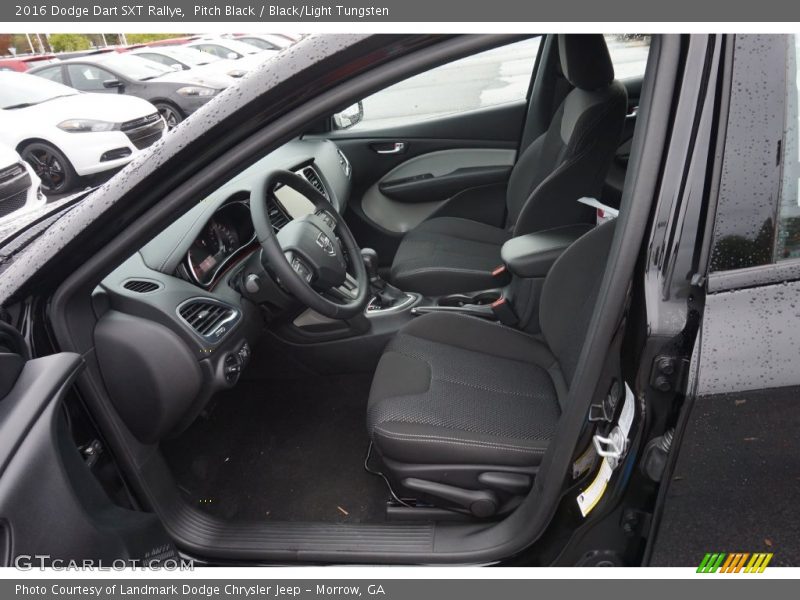 Pitch Black / Black/Light Tungsten 2016 Dodge Dart SXT Rallye