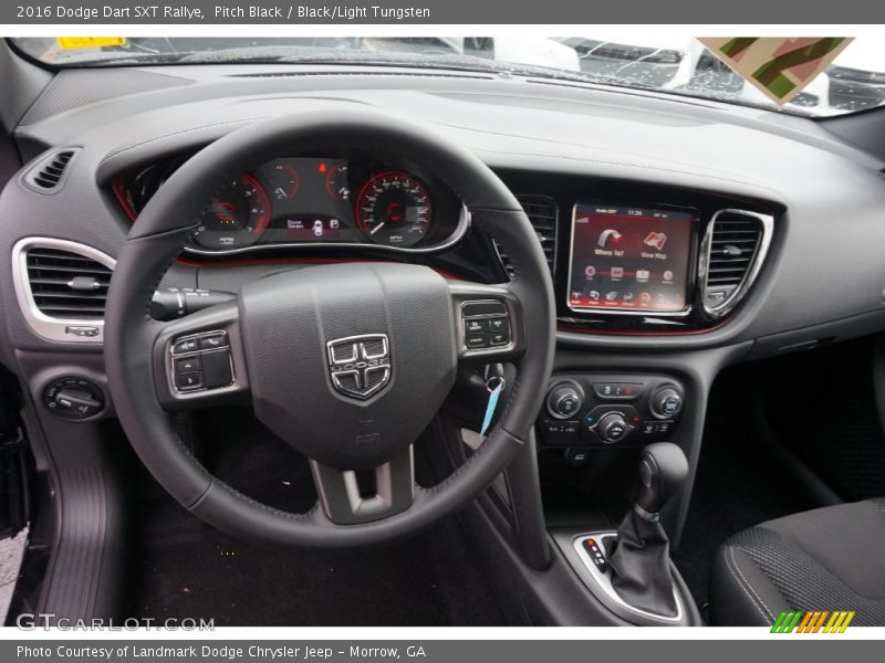 Pitch Black / Black/Light Tungsten 2016 Dodge Dart SXT Rallye