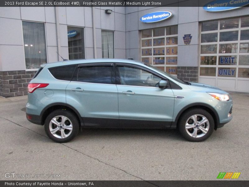 Frosted Glass Metallic / Medium Light Stone 2013 Ford Escape SE 2.0L EcoBoost 4WD