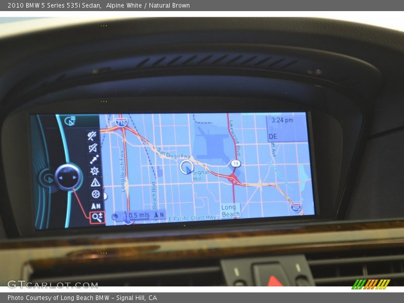Alpine White / Natural Brown 2010 BMW 5 Series 535i Sedan