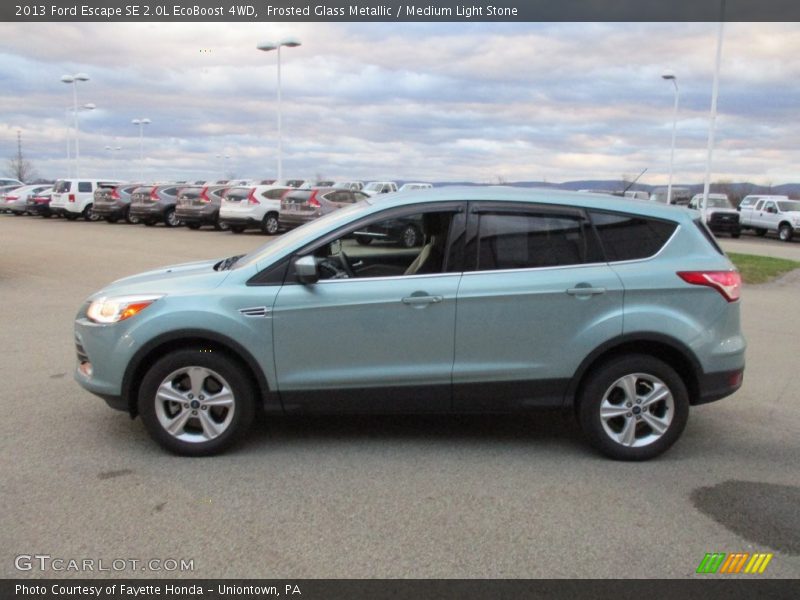 Frosted Glass Metallic / Medium Light Stone 2013 Ford Escape SE 2.0L EcoBoost 4WD
