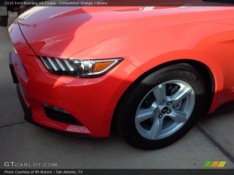 Competition Orange / Ebony 2016 Ford Mustang V6 Coupe