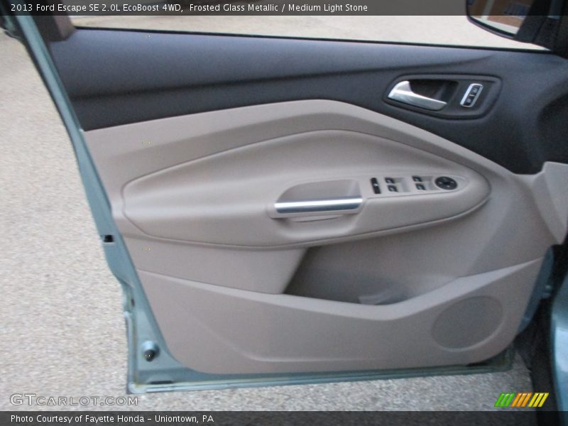 Frosted Glass Metallic / Medium Light Stone 2013 Ford Escape SE 2.0L EcoBoost 4WD