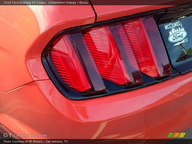 Competition Orange / Ebony 2016 Ford Mustang V6 Coupe