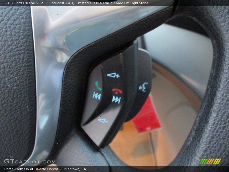 Frosted Glass Metallic / Medium Light Stone 2013 Ford Escape SE 2.0L EcoBoost 4WD