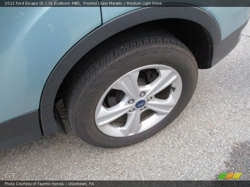 Frosted Glass Metallic / Medium Light Stone 2013 Ford Escape SE 2.0L EcoBoost 4WD