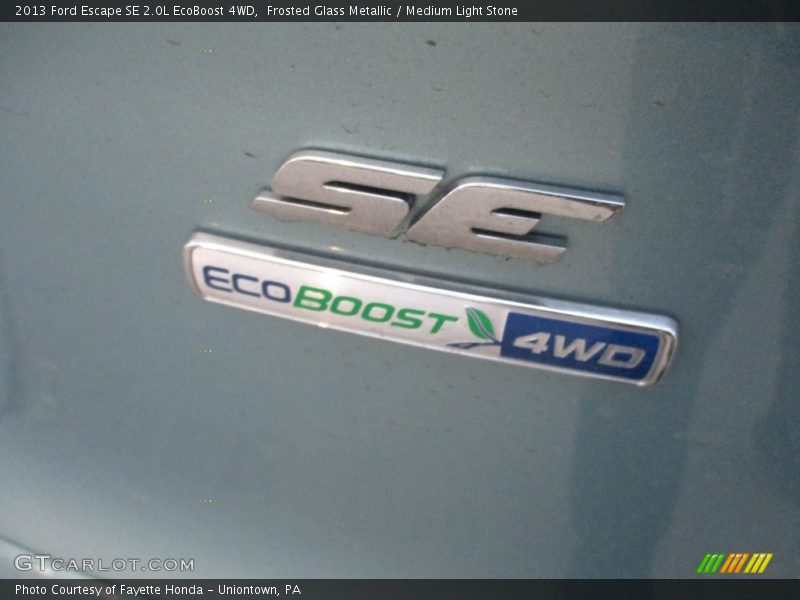 Frosted Glass Metallic / Medium Light Stone 2013 Ford Escape SE 2.0L EcoBoost 4WD