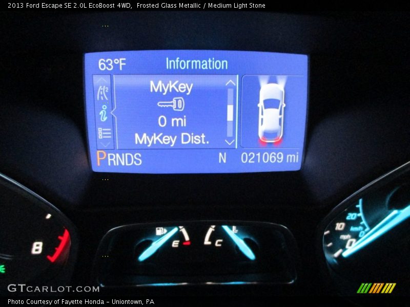 Frosted Glass Metallic / Medium Light Stone 2013 Ford Escape SE 2.0L EcoBoost 4WD