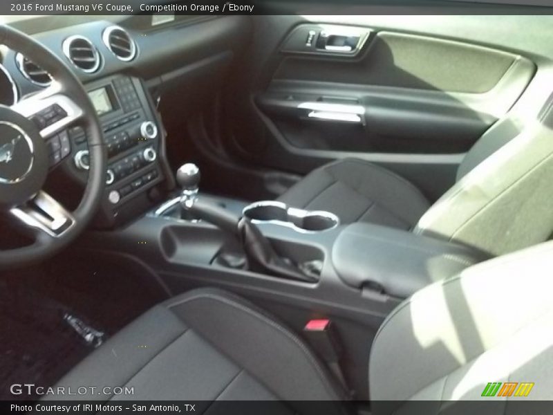 Competition Orange / Ebony 2016 Ford Mustang V6 Coupe