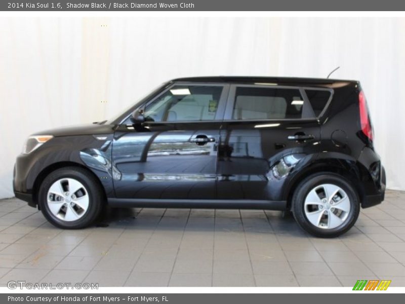 Shadow Black / Black Diamond Woven Cloth 2014 Kia Soul 1.6