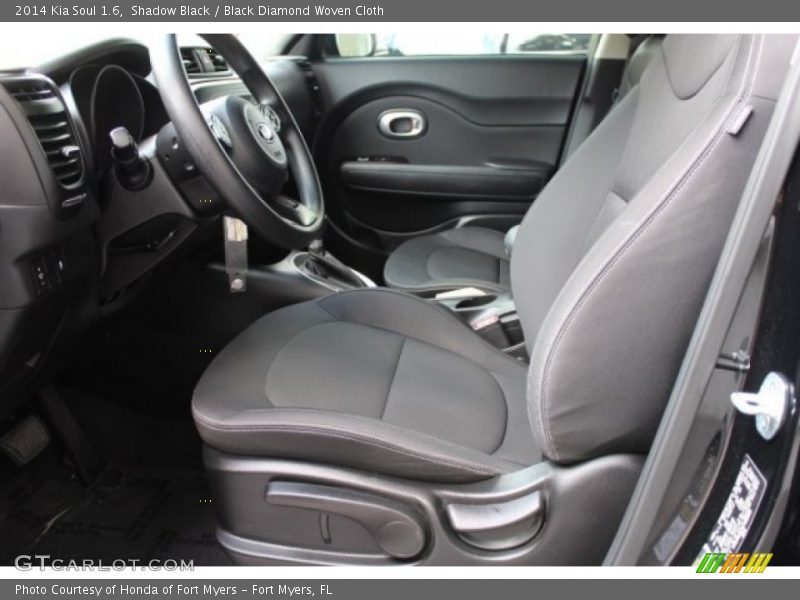 Shadow Black / Black Diamond Woven Cloth 2014 Kia Soul 1.6