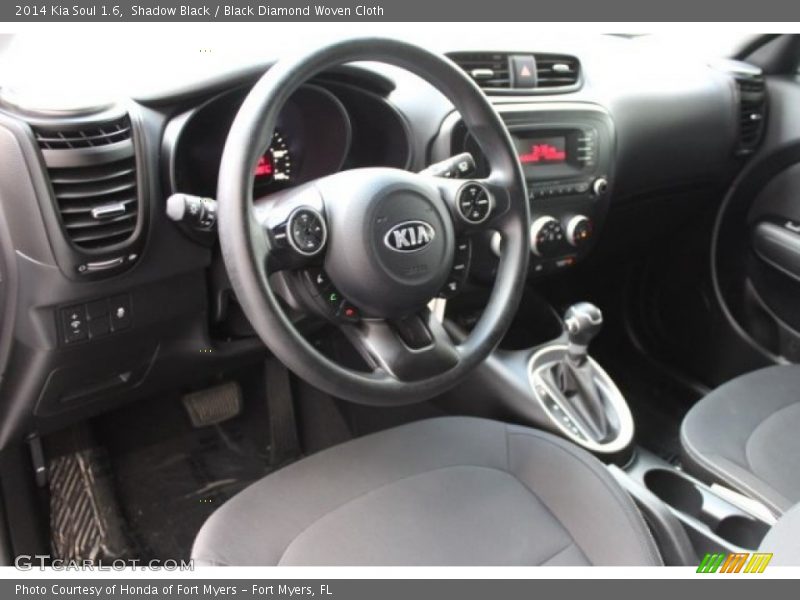 Shadow Black / Black Diamond Woven Cloth 2014 Kia Soul 1.6