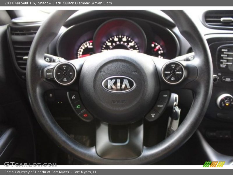Shadow Black / Black Diamond Woven Cloth 2014 Kia Soul 1.6