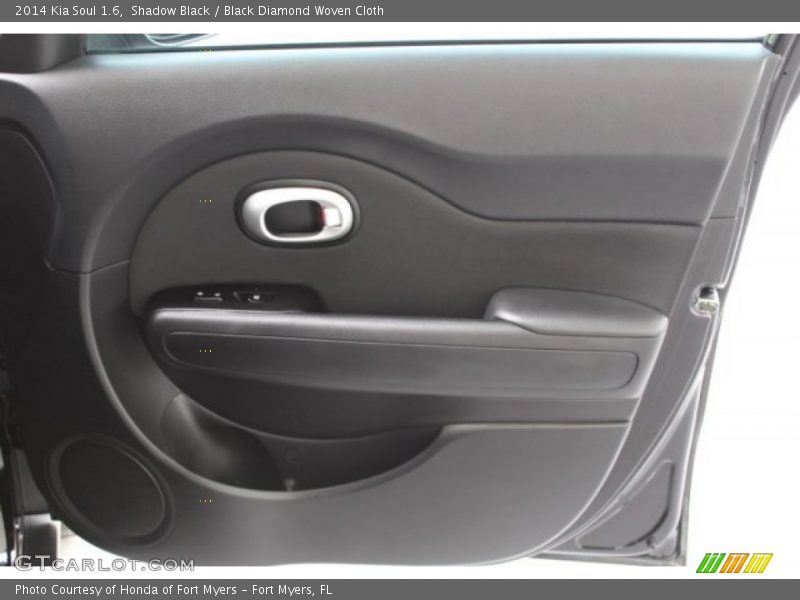Shadow Black / Black Diamond Woven Cloth 2014 Kia Soul 1.6