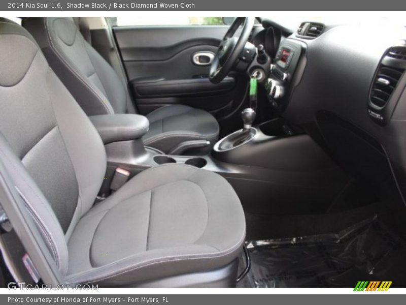 Shadow Black / Black Diamond Woven Cloth 2014 Kia Soul 1.6
