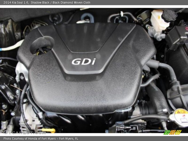 Shadow Black / Black Diamond Woven Cloth 2014 Kia Soul 1.6