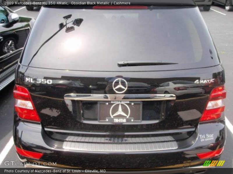 Obsidian Black Metallic / Cashmere 2009 Mercedes-Benz ML 350 4Matic