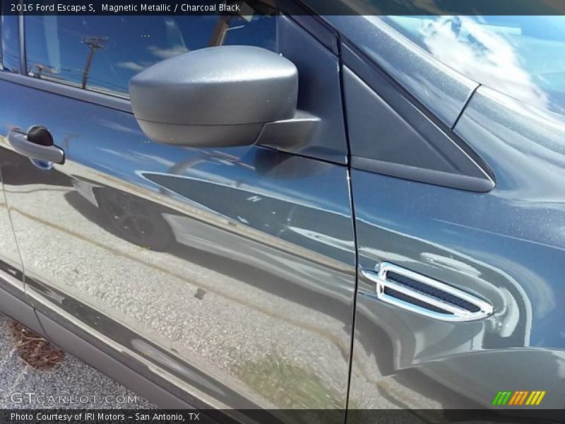 Magnetic Metallic / Charcoal Black 2016 Ford Escape S