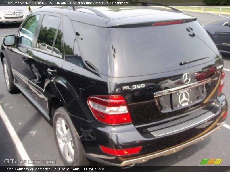 Obsidian Black Metallic / Cashmere 2009 Mercedes-Benz ML 350 4Matic