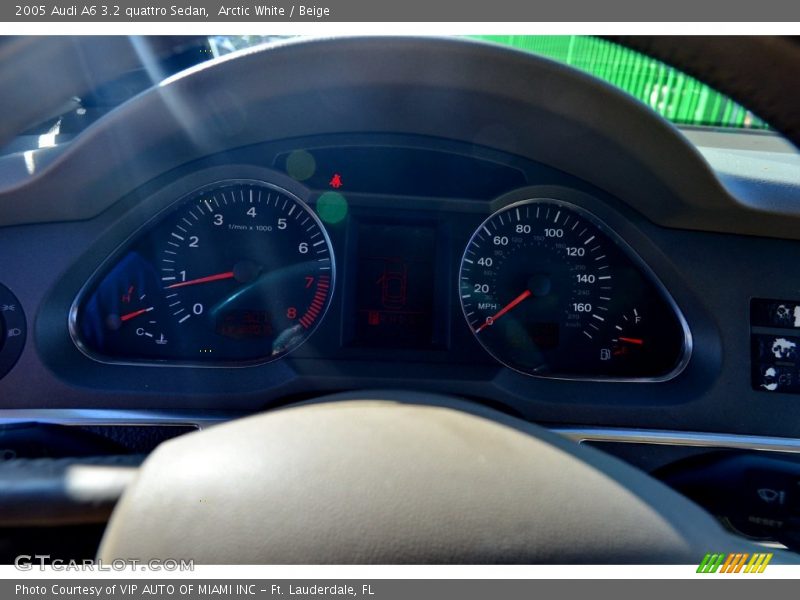 Arctic White / Beige 2005 Audi A6 3.2 quattro Sedan