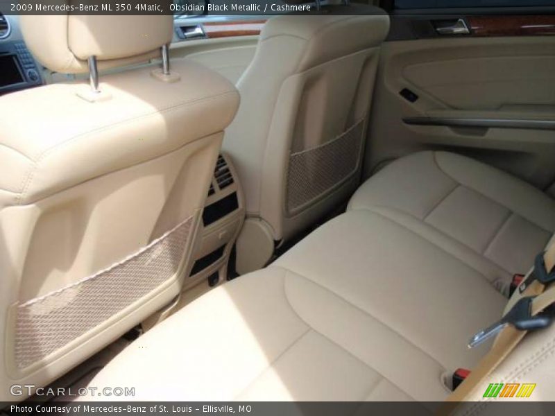 Obsidian Black Metallic / Cashmere 2009 Mercedes-Benz ML 350 4Matic